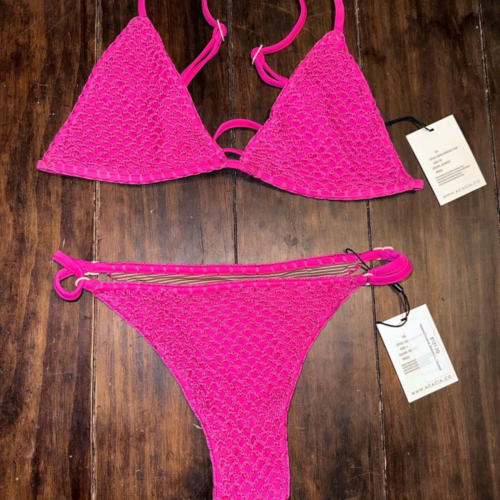 Acacia Swimwear Crochet Baja X Neema L/XL